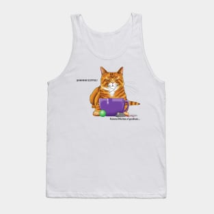 Coffee Cat Tank Top